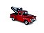 Miniatura Chevrolet Chevy Truck 1955 Guincho Vermelho 1:32 - Imagem 2