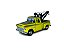 Miniatura Chevrolet Chevy Truck 1955 Guincho Amarelo 1:32 - Imagem 1