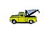 Miniatura Chevrolet Chevy Truck 1955 Guincho Amarelo 1:32 - Imagem 9