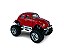 Miniatura Volkswagen Fusca Bigfoot Vermelho Metal 1:32 - Imagem 2