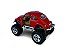 Miniatura Volkswagen Fusca Bigfoot Vermelho Metal 1:32 - Imagem 5