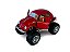 Miniatura Volkswagen Fusca Bigfoot Vermelho Metal 1:32 - Imagem 6