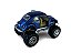 Miniatura Volkswagen Fusca Bigfoot Azul Metal 1:32 - Imagem 8
