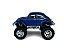 Miniatura Volkswagen Fusca Bigfoot Azul Metal 1:32 - Imagem 9