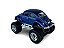 Miniatura Volkswagen Fusca Bigfoot Azul Metal 1:32 - Imagem 4