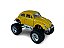 Miniatura Volkswagen Fusca Bigfoot Amarelo Metal 1:32 - Imagem 2