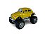 Miniatura Volkswagen Fusca Bigfoot Amarelo Metal 1:32 - Imagem 1