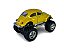 Miniatura Volkswagen Fusca Bigfoot Amarelo Metal 1:32 - Imagem 3