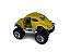 Miniatura Volkswagen Fusca Bigfoot Amarelo Metal 1:32 - Imagem 5