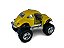 Miniatura Volkswagen Fusca Bigfoot Amarelo Metal 1:32 - Imagem 8