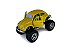 Miniatura Volkswagen Fusca Bigfoot Amarelo Metal 1:32 - Imagem 6