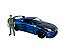 Miniatura Velozes E Furiosos GTR R35 C/ Boneco Liga Luz 1:18 - Imagem 1