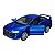 Miniatura Mitsubishi Lancer Evolution X Azul Metal 1:36 - Imagem 4