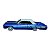 Miniatura Chevrolet Impala 1964 Azul Metal 1:24 - Imagem 2