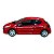 Miniatura Peugeot 207 Vermelho Welly Metal 1:24 - Imagem 2