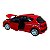 Miniatura Peugeot 207 Vermelho Welly Metal 1:24 - Imagem 6