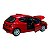Miniatura Peugeot 207 Vermelho Welly Metal 1:24 - Imagem 3