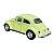 Miniatura Volkswagen Fusca 1967 Amarelo Metal 1:32 - Imagem 6