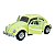 Miniatura Volkswagen Fusca 1967 Amarelo Metal 1:32 - Imagem 4