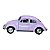 Miniatura Volkswagen Fusca 1967 Rosa Metal 1:32 - Imagem 2