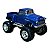 Miniatura Chevrolet Chevy Stepside Big Foot Azul 1:32 - Imagem 4