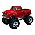 Miniatura Chevrolet Chevy Stepside Big Foot Vermelho 1:32 - Imagem 1