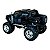 Miniatura Hummer H2 Picape Bigfoot Preto Metal 1:40 - Imagem 5