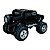 Miniatura Hummer H2 Picape Bigfoot Preto Metal 1:40 - Imagem 7