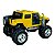 Miniatura Hummer H2 Picape Bigfoot Amarelo Metal 1:40 - Imagem 3