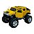 Miniatura Hummer H2 Picape Bigfoot Amarelo Metal 1:40 - Imagem 4