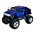 Miniatura Hummer H2 Picape Bigfoot Azul Metal 1:40 - Imagem 4