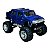 Miniatura Hummer H2 Picape Bigfoot Azul Metal 1:40 - Imagem 8