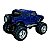 Miniatura Hummer H2 Picape Bigfoot Azul Metal 1:40 - Imagem 7