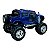 Miniatura Hummer H2 Picape Bigfoot Azul Metal 1:40 - Imagem 3