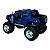 Miniatura Hummer H2 Picape Bigfoot Azul Metal 1:40 - Imagem 5