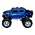 Miniatura Hummer H2 Picape Bigfoot Azul Metal 1:40 - Imagem 2