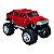 Miniatura Hummer H2 Picape Bigfoot Vermelho Metal 1:40 - Imagem 8