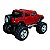 Miniatura Hummer H2 Picape Bigfoot Vermelho Metal 1:40 - Imagem 7