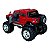 Miniatura Hummer H2 Picape Bigfoot Vermelho Metal 1:40 - Imagem 5