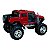 Miniatura Hummer H2 Picape Bigfoot Vermelho Metal 1:40 - Imagem 3