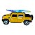 Miniatura Hummer H2 Picape Surf Amarelo Metal 1:40 - Imagem 2