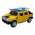Miniatura Hummer H2 Picape Surf Amarelo Metal 1:40 - Imagem 1