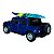 Miniatura Hummer H2 Picape Surf Azul Metal 1:40 - Imagem 6
