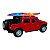 Miniatura Hummer H2 Picape Surf Vermelho Metal 1:40 - Imagem 7
