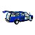 Miniatura Chevrolet Suburban LT 2000 Azul Metal 1:24 - Imagem 3