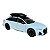 Miniatura Audi RS6 Branco Acende Luz E Som Metal 1:24 - Imagem 9