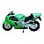 Miniatura Moto Kawasaki Ninja ZX12R Verde Maisto 1:18 - Imagem 3