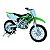 Miniatura Moto Cross Kawasaki Verde Maisto 1:18 - Imagem 1