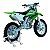 Miniatura Moto Cross Kawasaki Verde Maisto 1:18 - Imagem 5