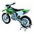 Miniatura Moto Cross Kawasaki Verde Maisto 1:18 - Imagem 4